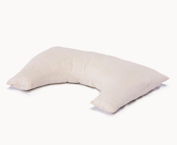 IVY Organics Wool Side Sleeper Floor Sample Pillow with Organic Jersey Cotton Case $215 - Sale Price $86