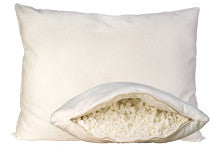 OMI Wool-Wrapped 100% Natural Shredded Rubber Pillow